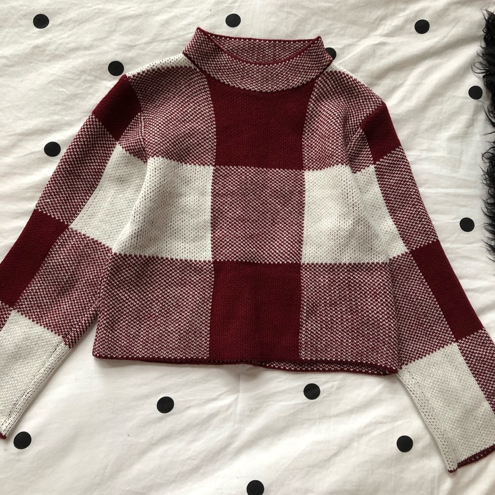 Slightly cropped sweater